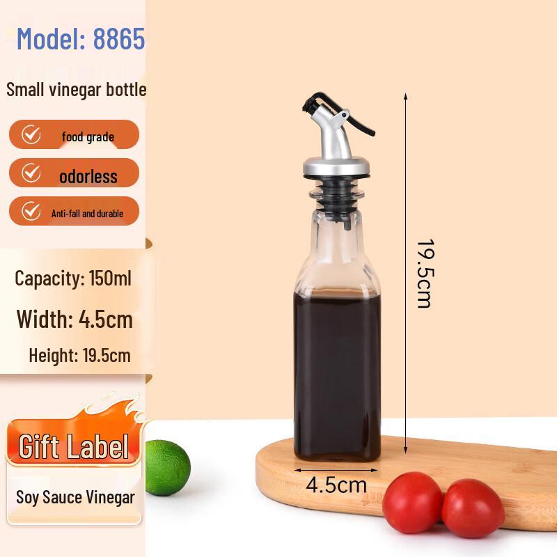 Plastic Kitchen Oil & Vinegar Dispenser Bottle