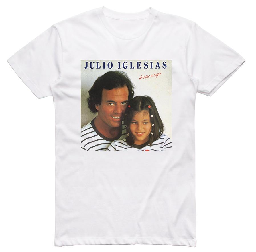 De niña a mujer Latin Music T-Shirt Julio Iglesias Como Tú Si, Madame Y Pensar.. Unisex T-Shirt S