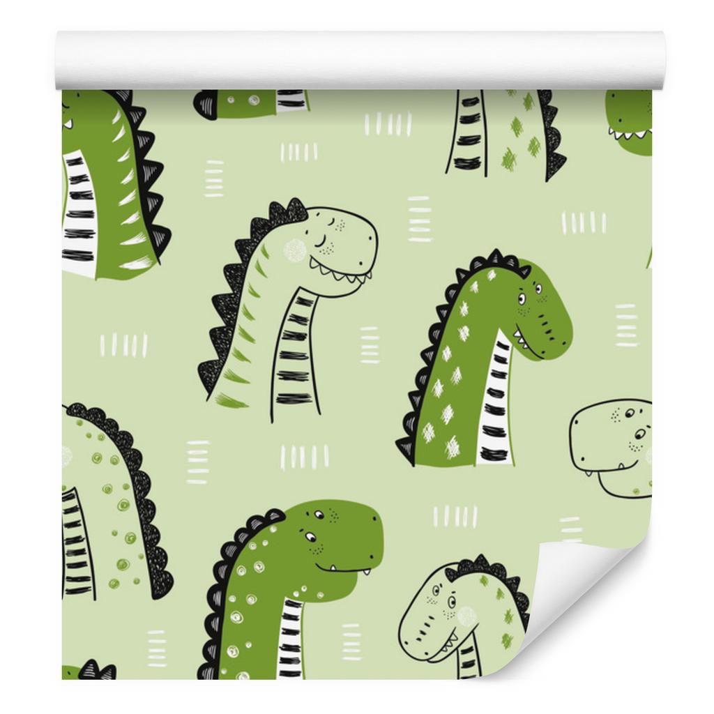 Dinosaurs and nature wallpaper for living room and bedroom 50x1000