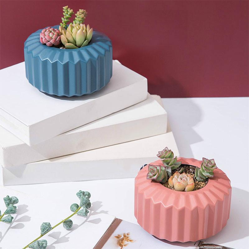 Plastová váza Evropský styl Domácí dekorace Antikeramická váza Svatební dekorace Sukulentní hydroponická rostlina Jednoduchá