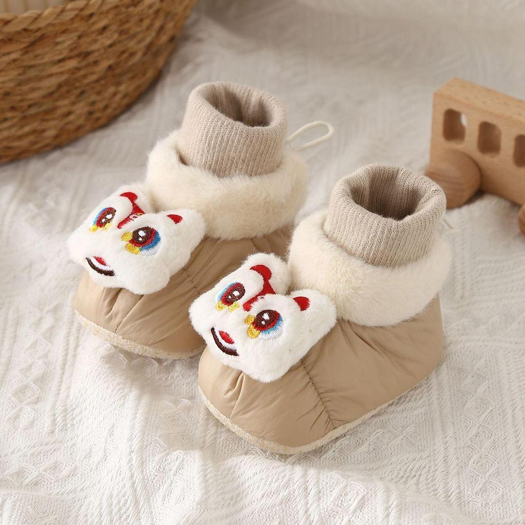 Unisex Baby Winter Warm Velvety Socks-Shoes, Newborn To 12 Months, Cute & Versatile