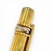 Great Cartier Ballpoint pen Trinity Stripe Pattern Twist Type gold mens Used