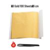 Beginner Gold Leaf DIY Kit: Gilded Foil Tools, Buddha Statue Art, Paper & Glue Set