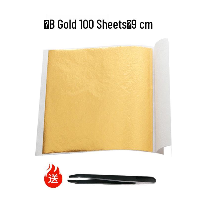 Beginner Gold Leaf DIY Kit: Gilded Foil Tools, Buddha Statue Art, Paper & Glue Set