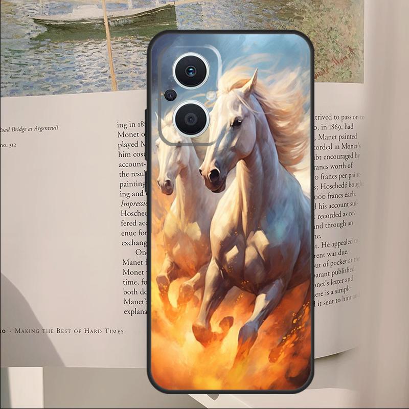 

Животное Величественная Картина Лошадь Чехол Для OPPO Reno 7 8 Lite 11F 12F 13F 14F 10 11 12 13 14 Pro OPPO Find X6 X8 X9 Pro Чехол OPPO Reno12 Pro