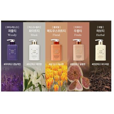 Parfümierte Körperlotion 480 ml, hypoallergen, koreanische Kosmetik, Kbeauty, Probe