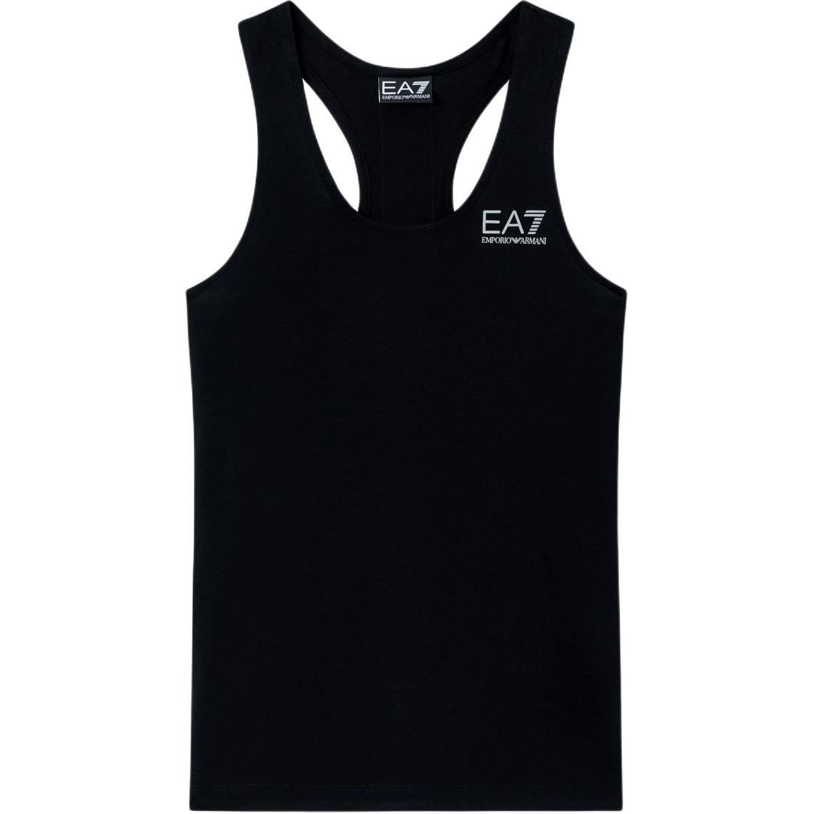 

Emporio Armani Ea7 Спортивный жилет с логотипом на ленте, круглый вырез, женские топы 7W001147-AF12945-UC001 S