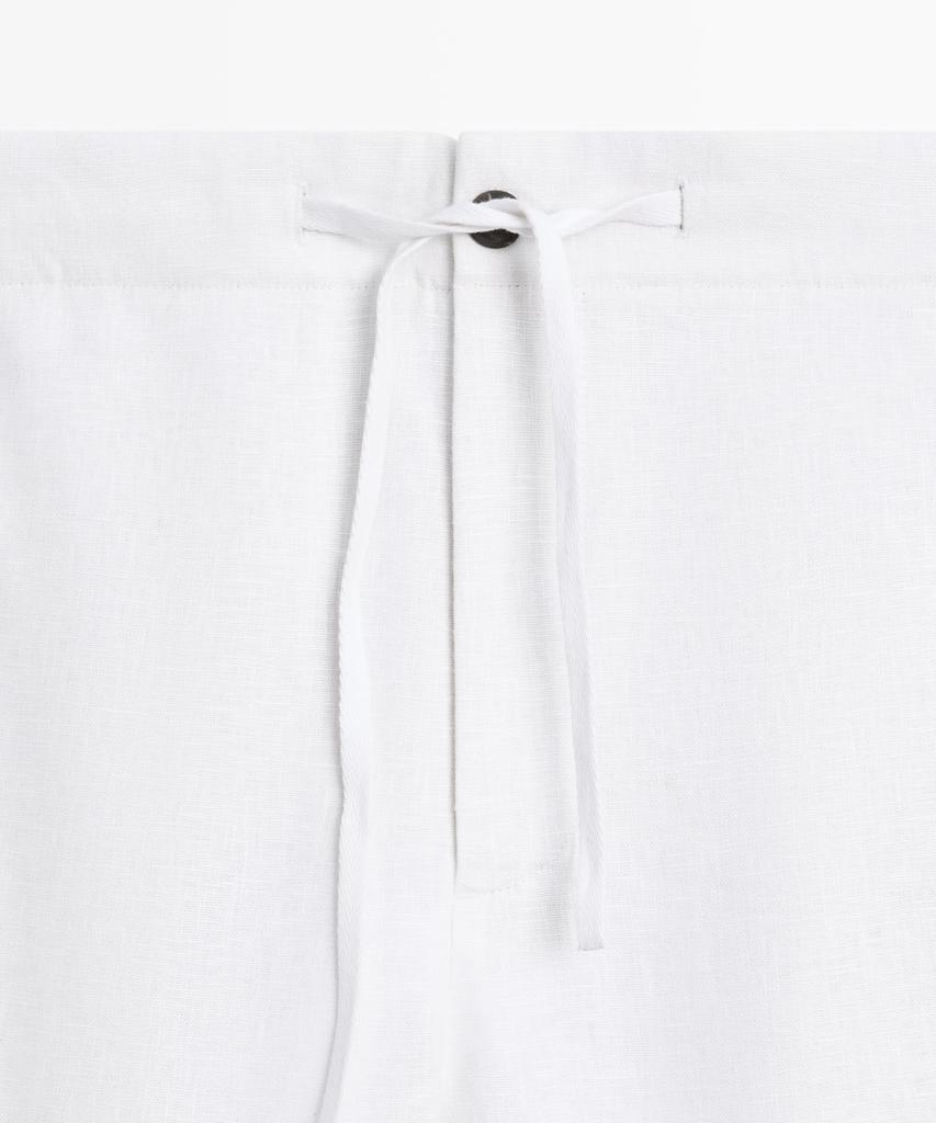 Masimodutti 100% Linen Jogger Fit Pants