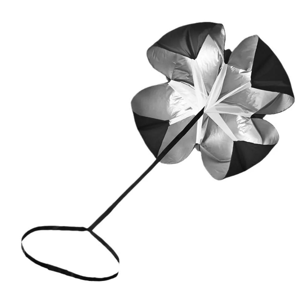 Ayarlanabilir Boyut Hız Paraşütü Çeviklik Antrenmanı Şemsiyesi Futbol Futbol Direnç İpi Fitness Koşu Paraşütü Atletik Engeller Aleti