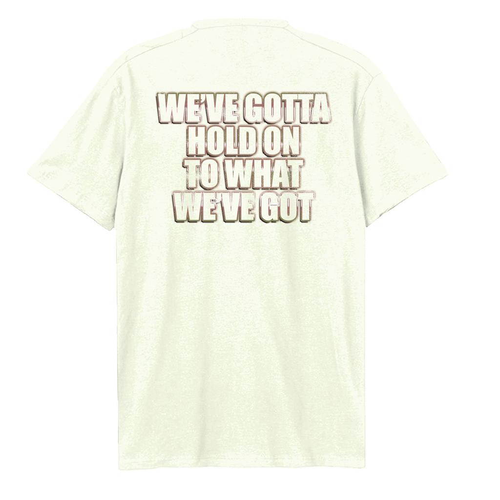 Amplified Unisex Adult Hold On Bon Jovi T-Shirt