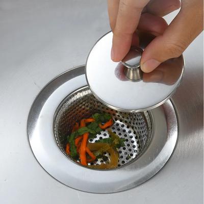 Edelstahl Spülbecken Sieb für Küchen- und Badezimmerabflüsse - Rostfrei und Langlebig