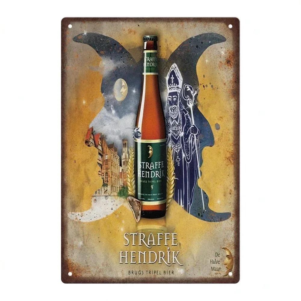 Vintage Retro Beer Wine  Whiskey Metal Poster  Malibu Tin Sign for Pub Club Bar Man Cave  Decorative Wall Plates Decor