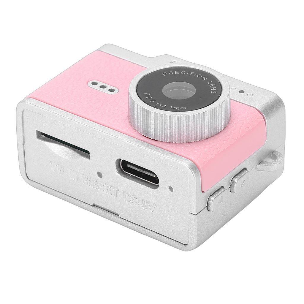 Portable Keychain Camera 1080P 0.96 Inch Screen Thumb Sized Digital Camera with 100 Mins Battery Life Flash for Photo