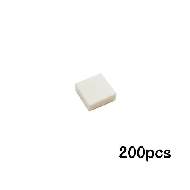 200Pcs 1x1 Flat Tile Smooth Building Blocks Bulk Add-Ons MY OWN CREATION Blocks 3070 Particles Construction Fitting Brand Kid Playthings