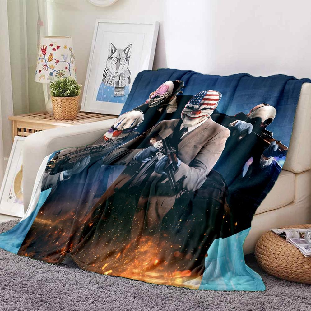 Payday Flannel Blanket, High quality Comfortable for All Seasons, Home Decor, Warmth and Comfort