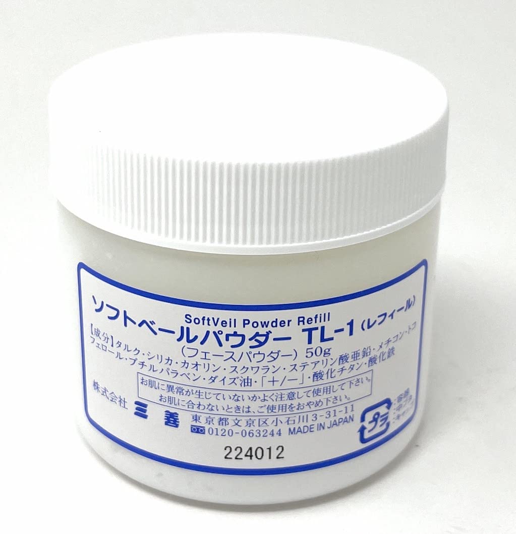 

Soft Veil Powder Refill, 50g, TL-1 Transparent [Miyoshi]