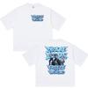 Rapper Drake IceUnisex Freeze The World Album 2026 Graphic T Shirts Unisexs Retro Fashion Pure Cotton Short Sleeve Tshirt Streetwear