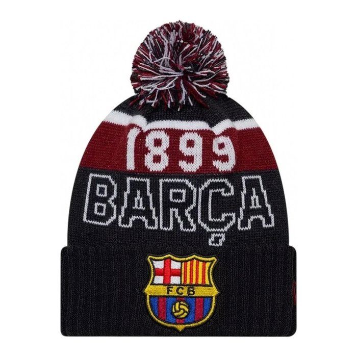 Wintermütze - FC BARCELONA - FC Barcelona x New Era - Schwarz - 100% Acryl - Unisex für Jugendliche