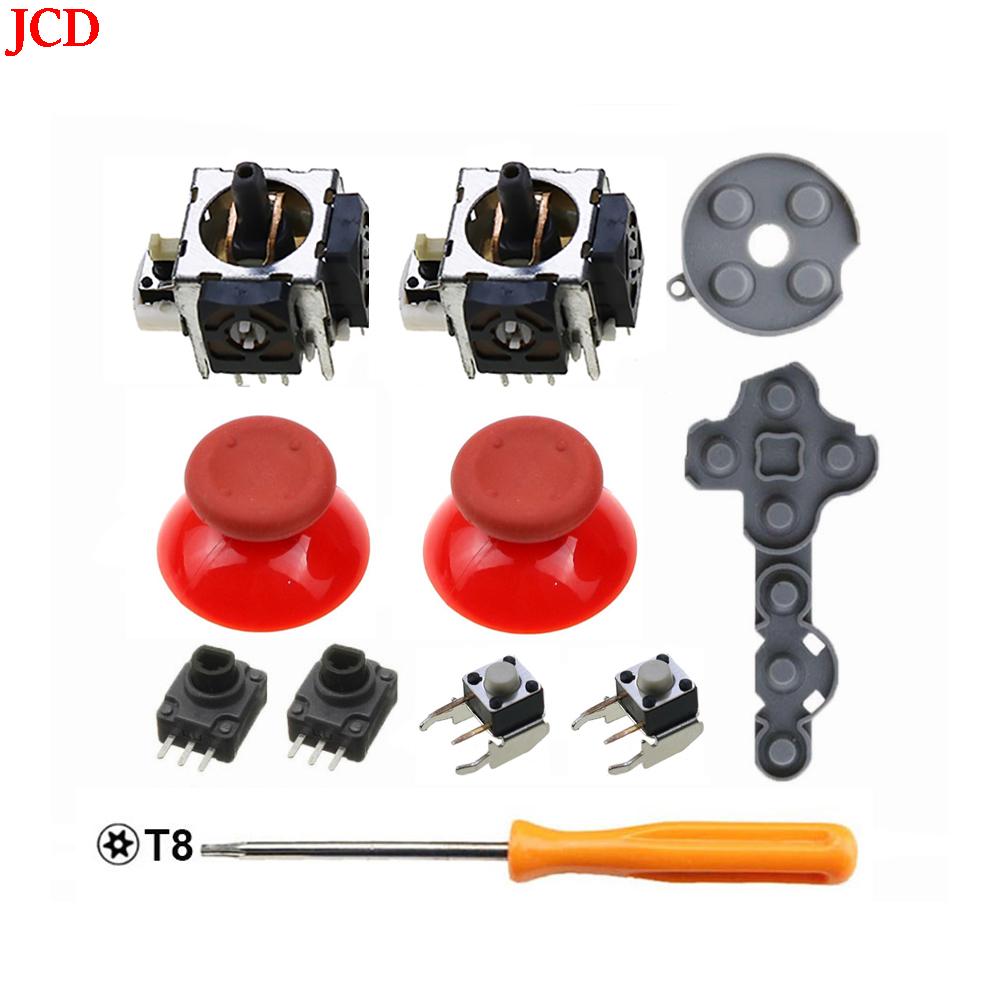 JCD 11 in 1 for Microsoft Xbox 360 Controller Analog Stick Sensor Potentiometers + Thumb Grips LT RT Trigger Switch Buttons