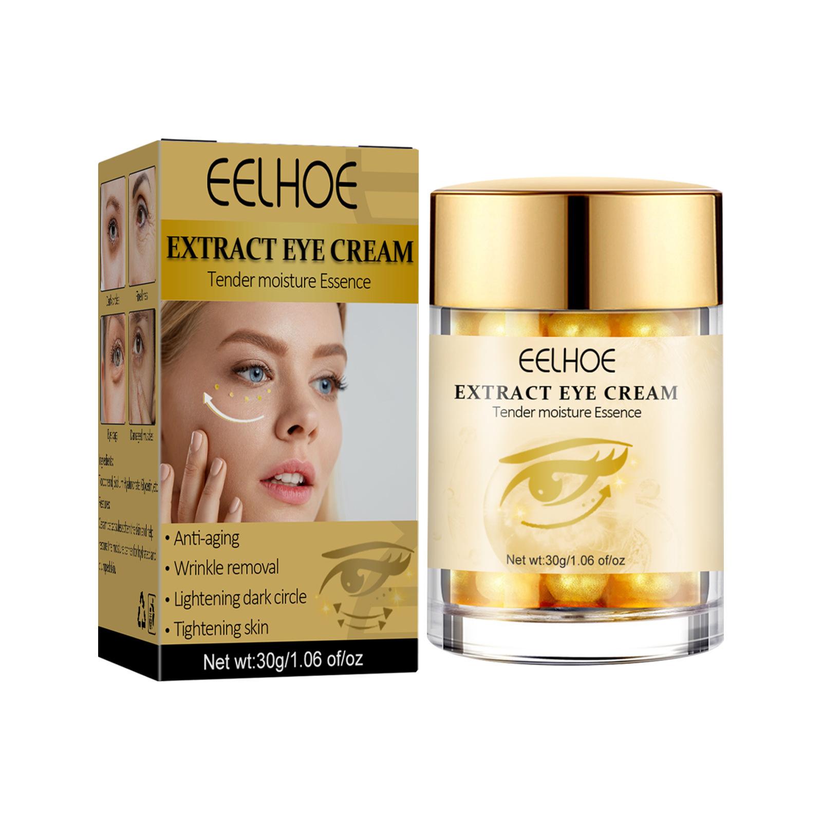 

EELHOE Golden Revitalizing Eye Cream Укрепляющий крем для кожи вокруг глаз, устраняет темные круги, мелкие морщинки, подтягивает и укрепляет кожу 30g