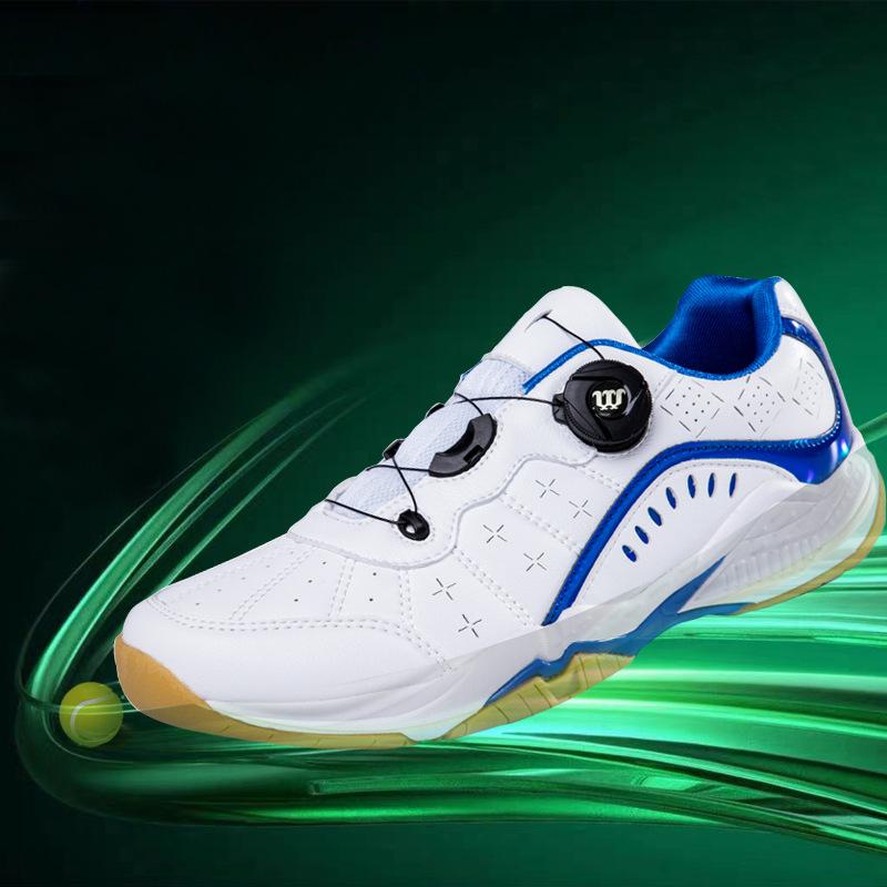 2026 Quick Lace Knob Men Women Badminton Shoes Non-slip Breathable Sneakers Training Wear Non-slip Resistant Volleyball Shoes