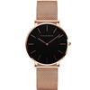 RORIOS Women's Watch - Stylish, Classic, Simple, Business, Mesh Band, Popular, Cute, Analog Watch, Quartz, Stainless Steel, Gold