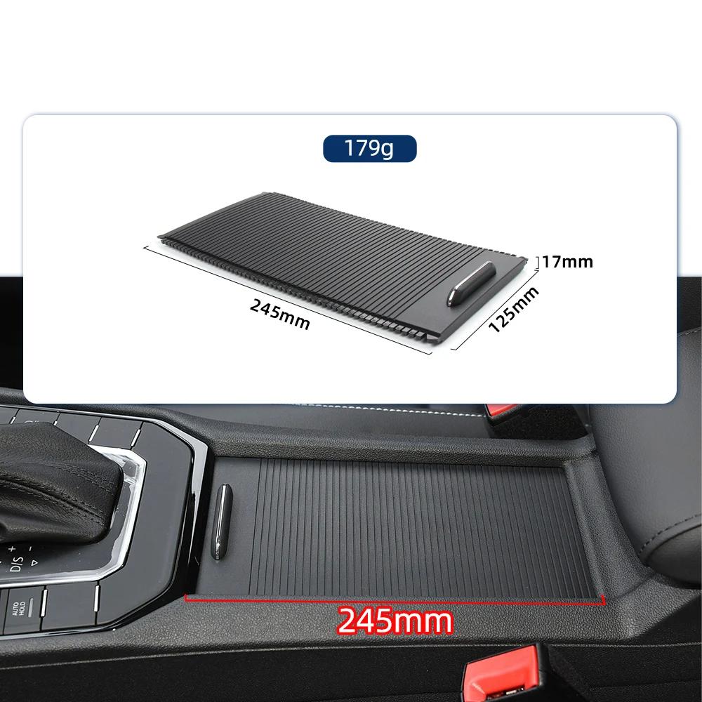 For Volkswagen Lamando 2014-2025 Car Front Center Console Cover Central Armrest Box Cup Holder Roller Cover Shutter Cover