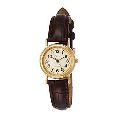 [Citizen Q&Q] Watch Analog Waterproof Leather Strap QA63-103 Women's Brown