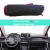 Car Dashboard Cover for Peugeot 2008 E-2008 208 E208 GT - Carpet Dashboard Pad Sun Protection UV Cushion Car Accessories