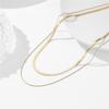 Schlangenkette Nischen-Vielseitige Halskette Damen-Premium-Schlüsselbein-Kette