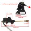 15MM Motorcycle Hydraulic Rear Disc Brake Caliper with Master Cylinder Fit 125cc -160cc Dirt Bike Motocross Accessories Refit