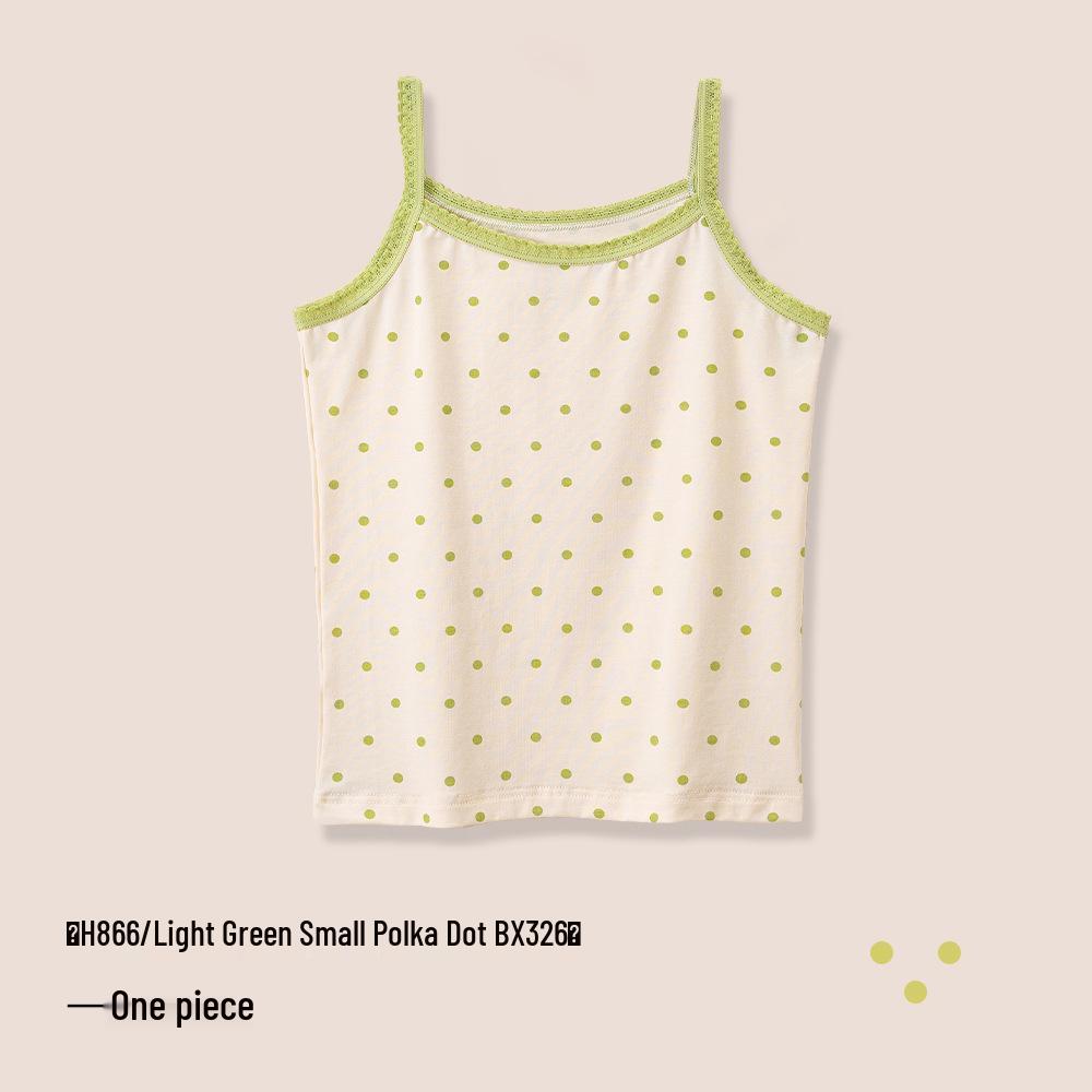 A-Class Summer Pure Cotton Antibacterial Tank Top for Girls and Infants
