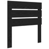 Headboard Black Oak Effect Wood Based Material