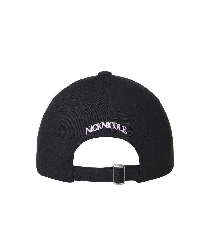 Nigaennikol Mini Originals Nicole Ball Cap_Black Pink