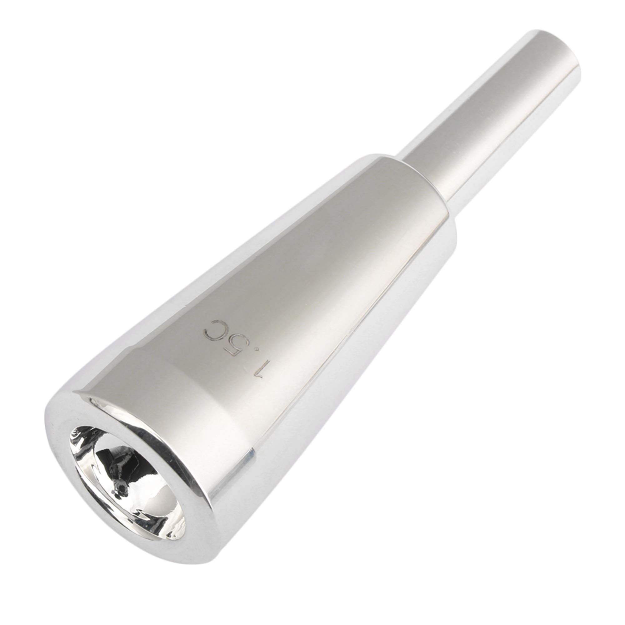 

Мундштук для трубы Yibuy, 1.5C, Тяжелый тип, Латунь с серебряным покрытием, Легкая установка, Насыщенный звук, Идеально подходит для игроков от среднего до продвинутого уровня