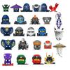 Mini Ninja Bausteine Figuren Bausteine Spielzeug Skelett Goldene Soldaten Schlangen Krieger Samurai Anime Filmserie Spielzeug für Jungen