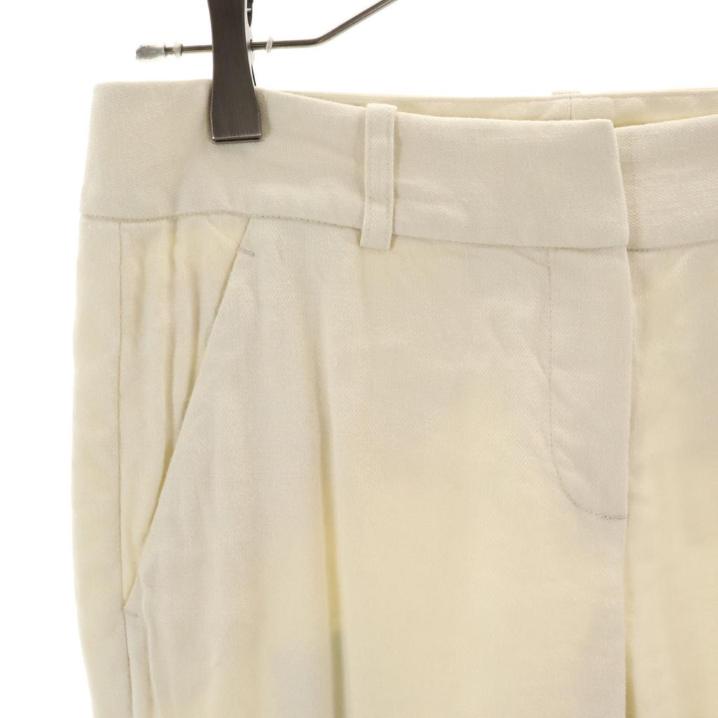 theory Linen Blend Long pants Cream type Women Used