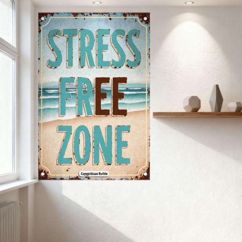 Vintage Coastal Metal Tin Sign Light Blue Sky Waves Beach Design Wall Decor for Bar Cafe Home Man Cave Restaurant Art Plaque