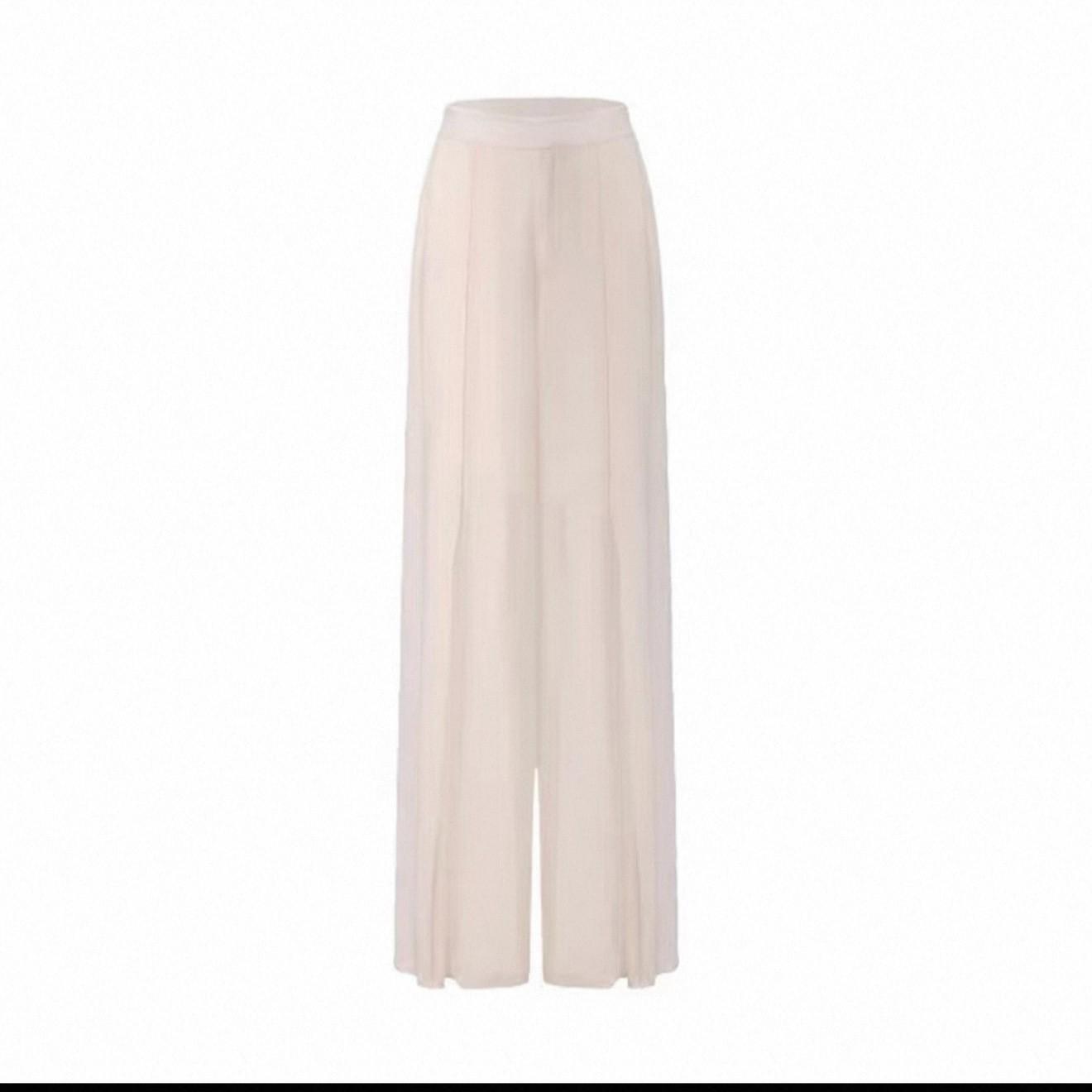 

Women s Spring/Summer Single-Button Gauze Vest & Loose Pants Set Medium (M)