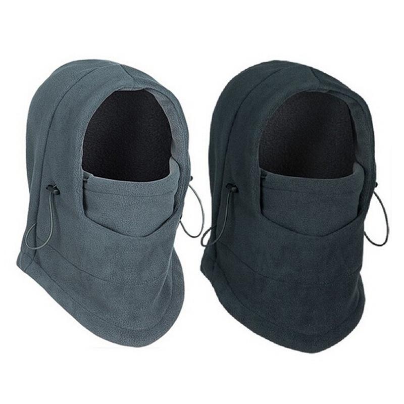 Outdoor Cycling Headwrap Autumn/winter Thickened Windproof Hood Polar Fleece-lined Helmet Scarf Adult Warm Face Mask Ski
