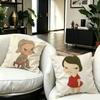 Creative Yoshitomo Nara Decorative Room Aesthetics Pillow Case Home Decor Bedroom Sofa Bed Couch Pillow Cover 45x45