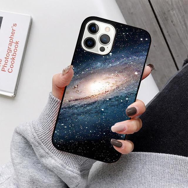 Star Space Moon Night Phone Case For iPhone 17 Air 16 15 14 13 12 11 Pro Max Plus Max Cover Shell