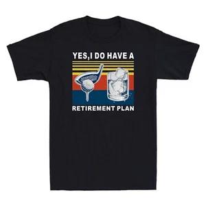 Golf Yes I Do Have Retirement Plan I Will Be Beekeeping Funny Vintage T-Shirt