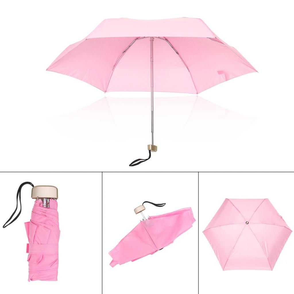 Light Pink Automatic Tri-fold Umbrella Classic Windproof Anti UV Rain/Sun Travel Umbrella Light Weight. Light Pink Automatic Tri-fold Umbrella Classic Windproof Anti UV Rain/Sun Travel Umbrella Light Weight.