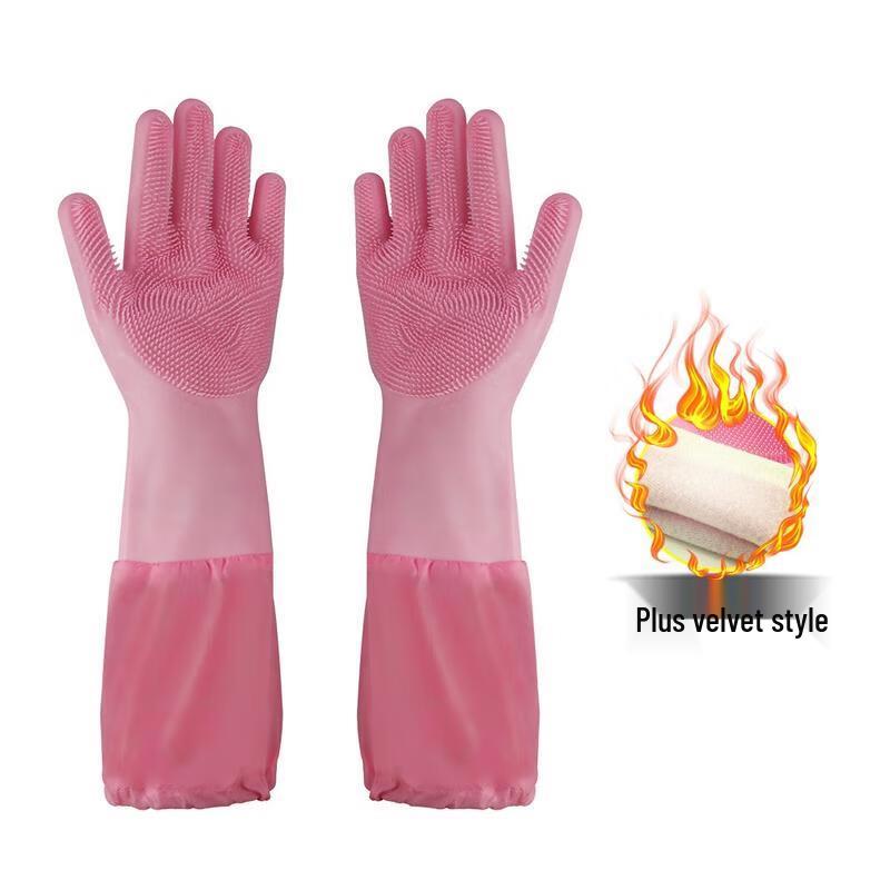 JINGRUIXIANG Pet Bath & Grooming Silicone Gloves
