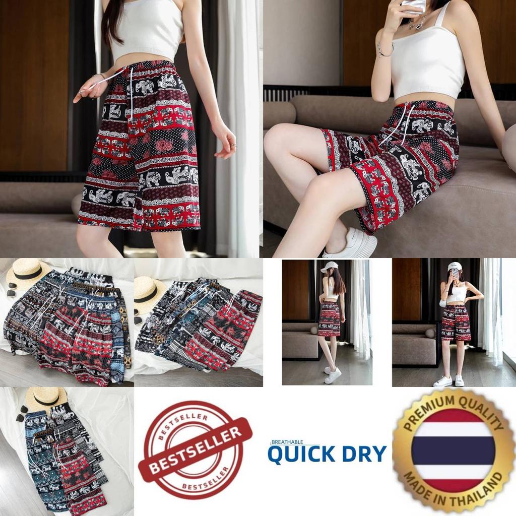 Elephant Pants Boxing Muay Thai Kickboxing Shorts Training Print Elastic Waistband Quick Dry Martial Art Boxer Unisex Men Women Workout Streetwear