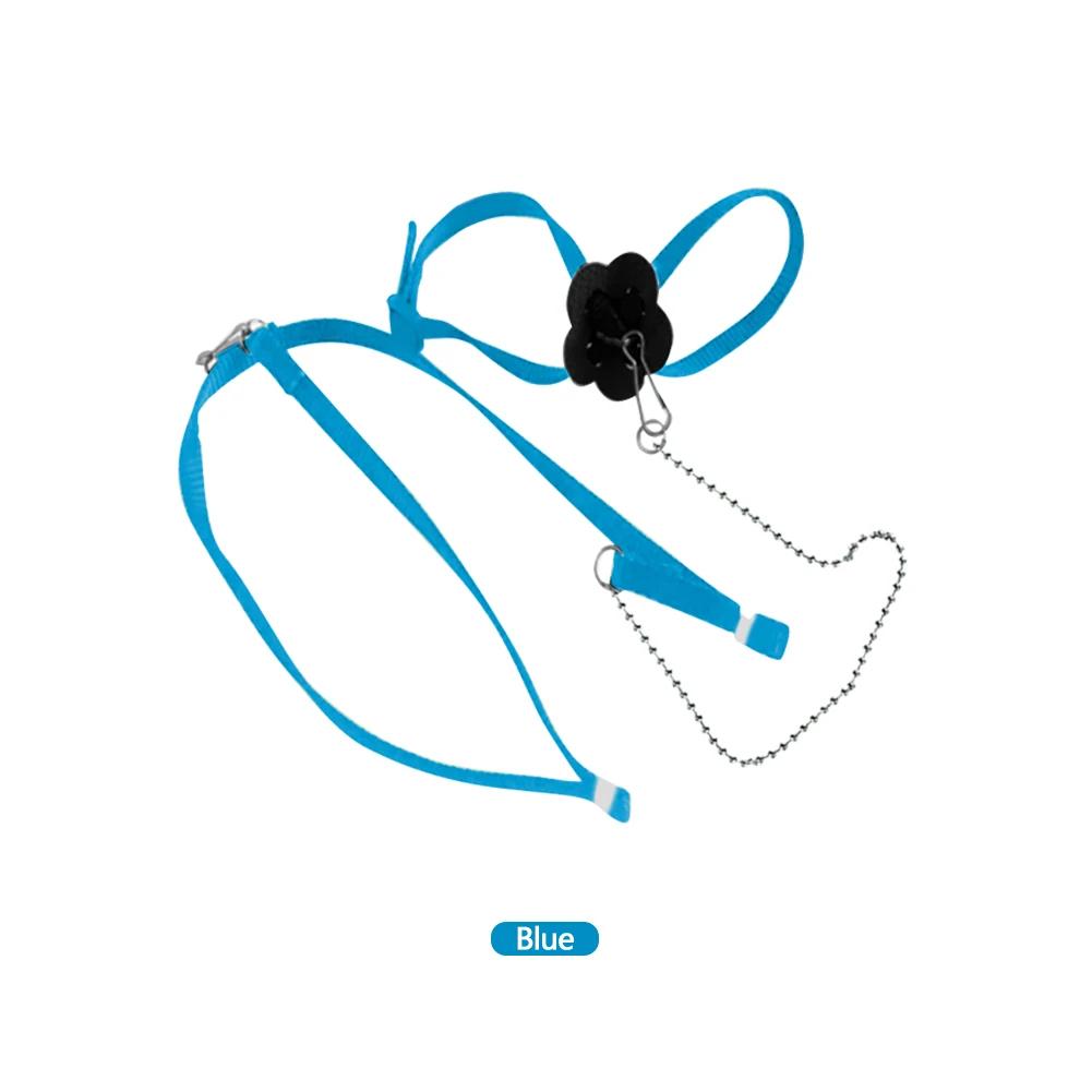 Anti-Bite Harness Leash Adjustable Reptile Lizard Harness Leash Training Walking Rope Pet Leash Pet Collar Chest Strap Lizard