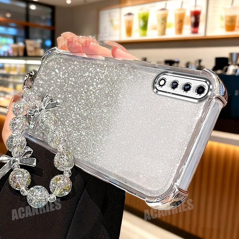 

A 50 70 30s Luxury Star Lanyard Plating Glitter Shockproof Silicone Case For Samsung Galaxy A50 A70 A30s A20 A30 A20s Back Cover Galaxy A12
