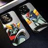 UFO R-Robot G-Goldorak Phone Case For iPhone17,16,15,14,13,12,11,Pro,MAX White Matte Shockproof Cover