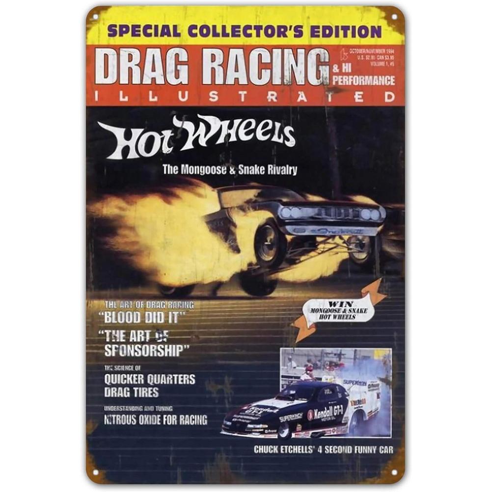 Monaca Grand Prix Car Racing Metal Tin Signs Posters Plate Wall Decor for Bars Game Room Man Cave Cafe Club Retro Posters Plaque